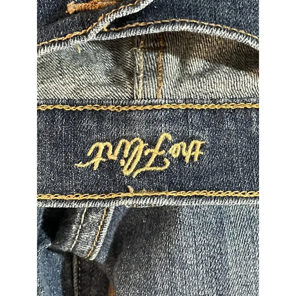 Old Navy‎ Jeans Womens 6 Blue The Flirt Mid Rise Stretch Denim Zip Fly Regular
